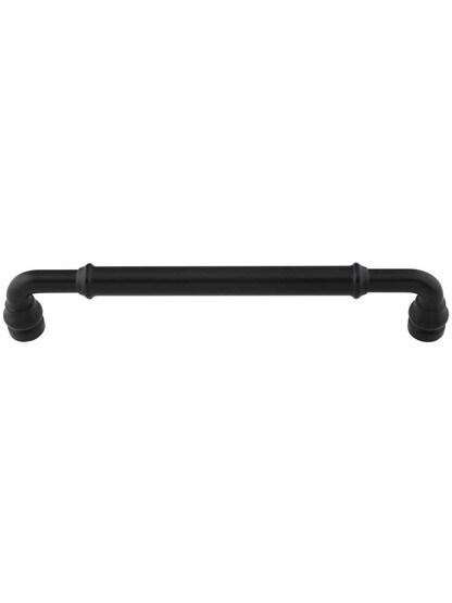 Brixton Cabinet Pull - 6 5/16 inch Center-to-Center in Flat Black.